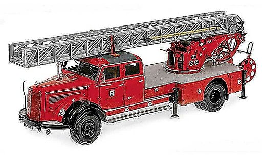Mercedes L 6600 Base 1/18 Minichamps DL30 Feuerwehr Wolfsburg 1950 modellautos