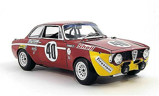 Alfa Romeo Giulia gt junior 1300 1/18 Minichamps GTA No.40 Picchi / Chassseuil 24h Paul Ricard 1971 modellautos