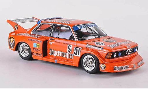 Bmw 320 Gr.5 1/43 Minichamps E21 i No.51 Jagermeister 6h Silverstone Peterson/Kelleners 1977 modellautos