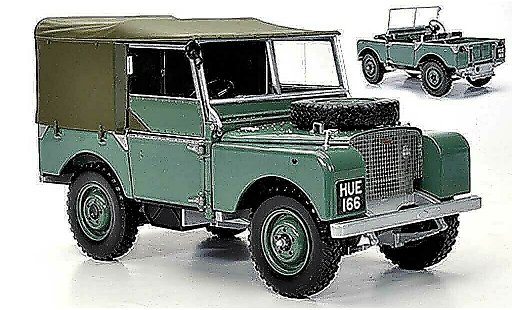 Land Rover 80 Base 1/18 Minichamps gr&Atilde;&frac14;n RHD modellautos