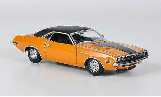 Dodge Challenger 1970 1/43 Minichamps R/T orange/schwarz modellautos