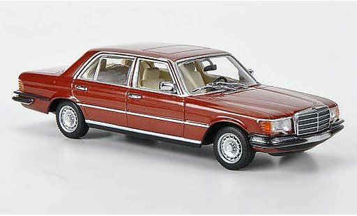 Mercedes 450 Base 1/43 Minichamps 6.9 (W116) braunrot 1974 modellautos