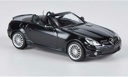 Mercedes Classe SLK AMG 1/43 Minichamps 55 (R171) schwarz 2008 modellautos