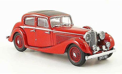 Jaguar SS Base 1/43 Oxford 2.5 saloon rot modellautos