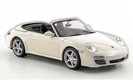Porsche 911 4S 1/43 Minichamps Cabrio ( II) weiss 2008 modellautos