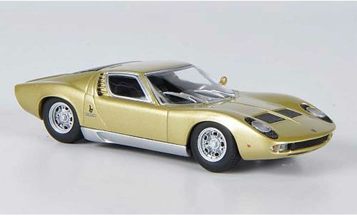 Lamborghini Miura S 1/43 Minichamps gold 1969 modellautos