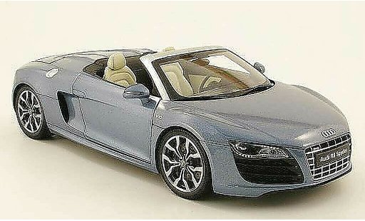 Audi R8 spyder 1/18 Kyosho grau blau modellautos
