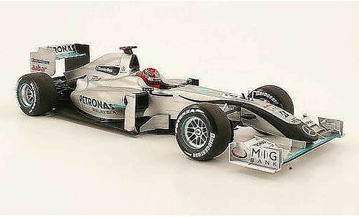 Mercedes F1 2009 1/18 Minichamps gp no.3 petronas m.schumacher showcar 2010 modellautos