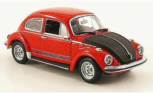 Volkswagen Coccinelle Base 1/43 Minichamps 1303 world cup rot schwarz 1974 modellautos