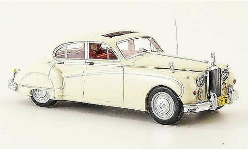 Jaguar MK 9 1/43 Neo creme weiss lhd avec interieur rot 1960 modellautos