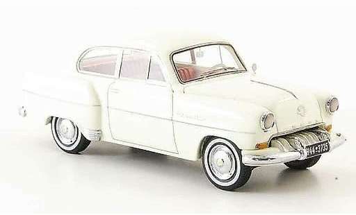 Opel Olympia Rekord 1/43 Neo limousine weiss 1954 modellautos