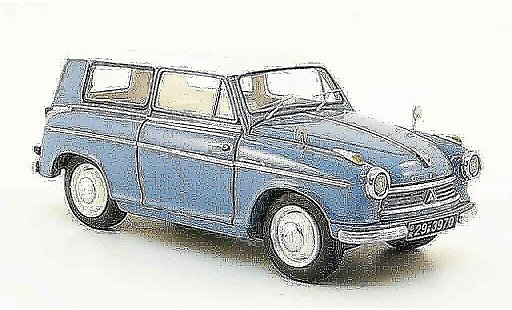 Lloyd Alexander Kombi 1/43 Neo blau weiss 1958 modellautos