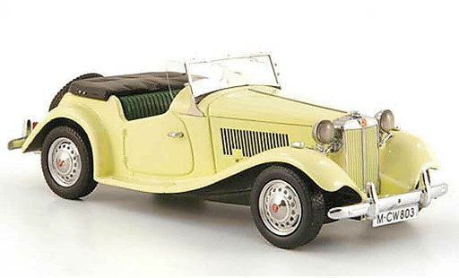 MG TD MkII 1/43 Neo Mark II beige LHD limited edition 1950 modellautos
