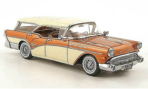 Buick Century Caballero 1/43 Neo biens le cuivre/creme 1957 modellautos
