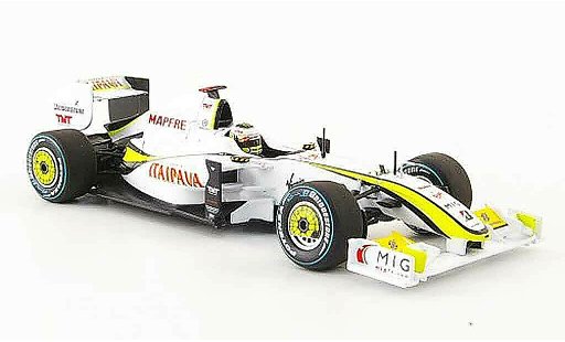 Mercedes F1 2009 1/43 Minichamps Brawn GP BGP001 No.22 J.Button GP Brasilien modellautos