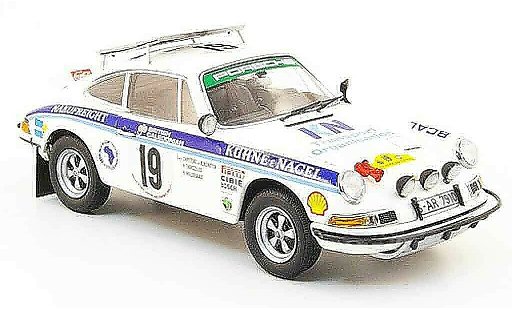 Porsche 911 RS 1/43 Schuco No.19 Kuhne & Nagel Safari Rallye 1974 modellautos