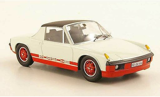 Porsche 914 Base 1/43 Schuco elfenbein/rot modellautos