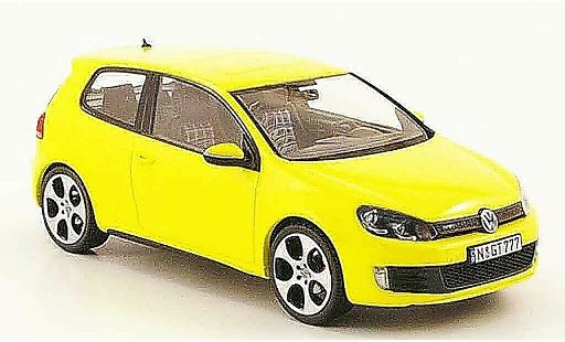 Volkswagen Golf GTI 1/43 Schuco gelb modellautos