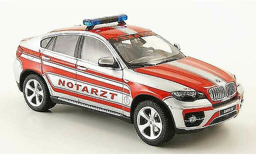 Bmw X6 secours 1/43 Schuco E71 Notarzt modellautos