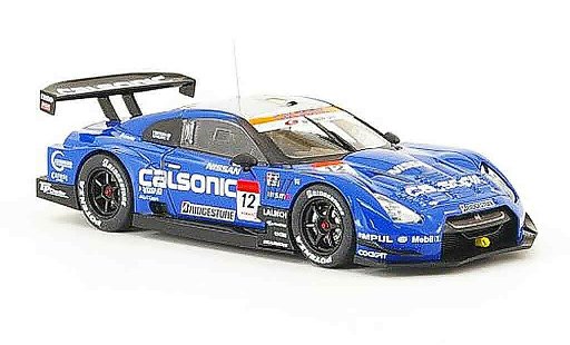 Nissan Skyline R35 1/43 Ebbro GT R No.12 Calsonic Super GT 2008 modellautos