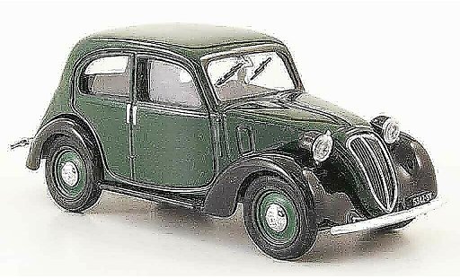 Fiat 1100 Nuova Balilla 1/43 Brumm (508 c.) gr&Atilde;&frac14;n schwarz modellautos