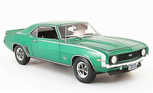 Chevrolet Camaro SS 1/18 Highway 61 396 gr&Atilde;&frac14;n 1969 modellautos