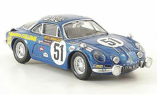 Alpine A110 rallye 1/43 Trofeu No.51 24h Le Mans 1968 B.Collomb / F.Lacarreau modellautos