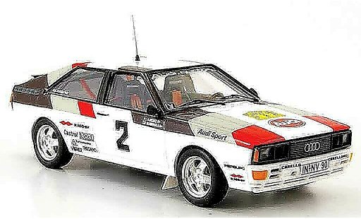 Audi Quattro rallye 1/43 Trofeu No.2 Mikkola Hertz Schweden 1981 modellautos
