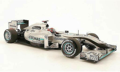 Mercedes F1 2010 1/18 Minichamps GP MGP W01 No.3 Petronas M.Schumacher Saison modellautos