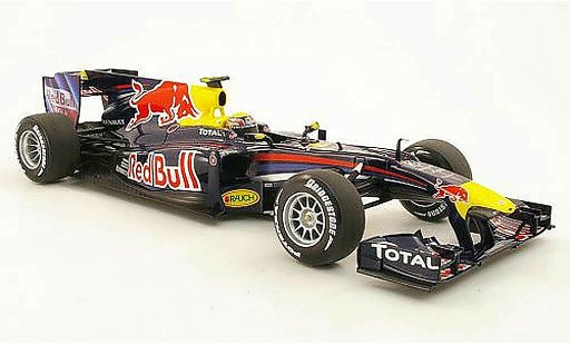 Renault F1 2010 1/18 Minichamps rot Bull RB6 No6 MWebber Saison modellautos