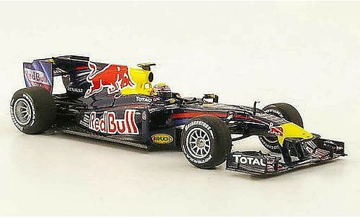 Renault F1 2010 1/43 Minichamps Red Bull RB6 No.6 M.Webber Saison modellautos