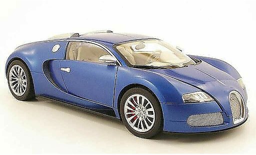 Bugatti Veyron Edition Centenaire 1/18 Autoart 16.4 eb blau blau/matt blau 2009 modellautos