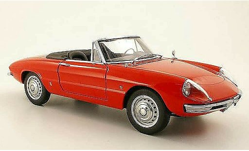 Alfa Romeo Spider Duetto 1600 1/18 Autoart Duetto Spider rot 1966 modellautos