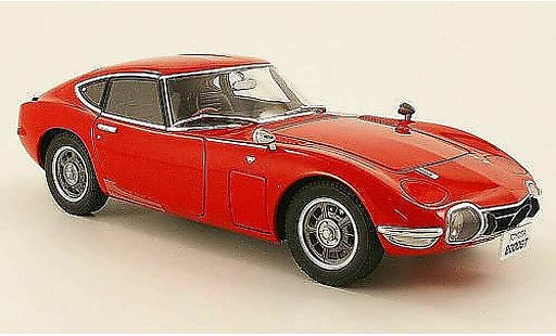 Toyota 2000 GT 1967 1/18 Autoart coupe rot 1965 modellautos