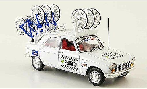 Peugeot 204 Berline 1/43 Norev Limousine bp michelin tour de france 1970 modellautos
