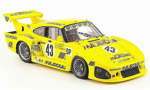 Porsche 935 1980 1/43 Spark K3 No.43 Malardeau 24h Le Mans modellautos