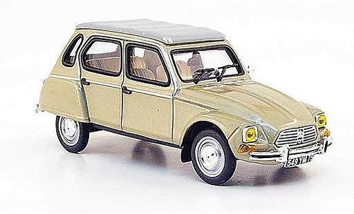 Citroen Dyane Berline 1/43 Nostalgie 6 beige 1976 modellautos