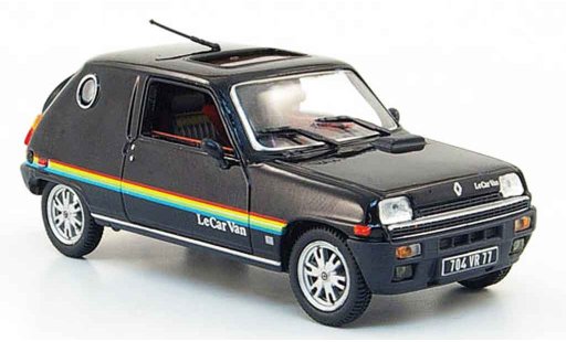 Renault 5 Le Car Van 1/43 Nostalgie schwarz 1979 modellautos