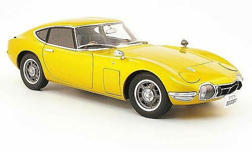Toyota 2000 GT 1967 1/18 Autoart coupe gold modellautos