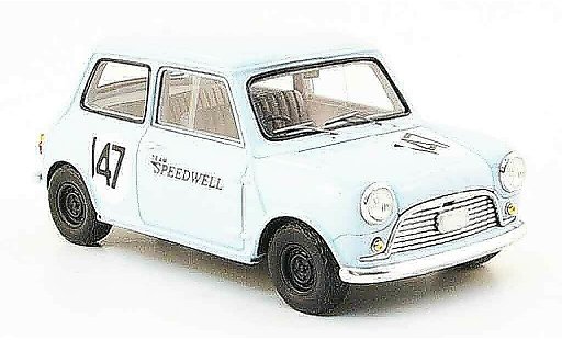 Austin Mini rallye 1/43 Spark Saloon Car No.147 Team Speedwell 1960 modellautos