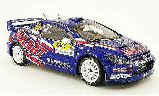 Peugeot 307 WRC 1/18 Sun Star no.66 pulsat racc rallye catalunya 2009 modellautos