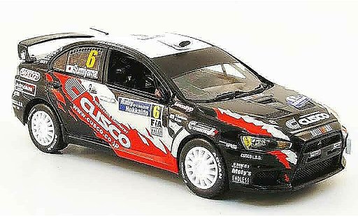 Mitsubishi Lancer Evolution X 1/43 Vitesse No.6 Sieger APRC Rally Hokkaido 2009 modellautos