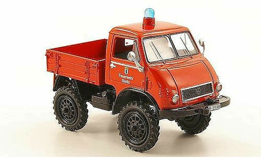 Mercedes Unimog 401-404 1/43 Schuco 401 Pritsche pompier Berlin modellautos