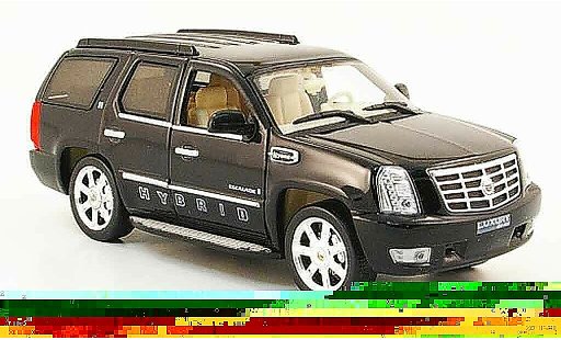 Cadillac Escalade hybrid 1/43 Luxury Die Cast schwarz 2009 2010 modellautos