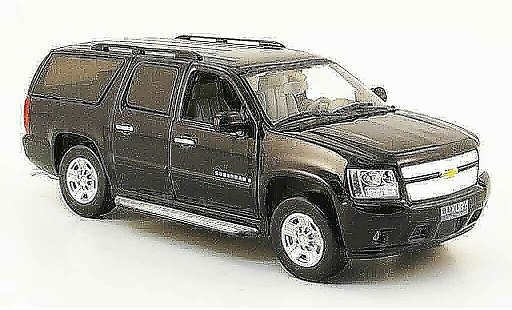 Chevrolet Suburban suv 1/43 Luxury Die Cast schwarz 2009 2010 modellautos