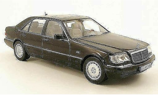 Mercedes Classe S Base 1/18 Norev S 600 (w140) schwarz 1997 modellautos