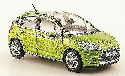 Citroen C3 Berline 1/43 Norev gr&Atilde;&frac14;n 5 turer 2009 modellautos