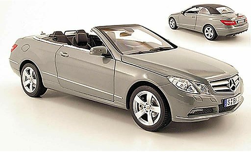 Mercedes Classe E Cabriolet 1/18 Norev e500 (a207) grau 2010 modellautos