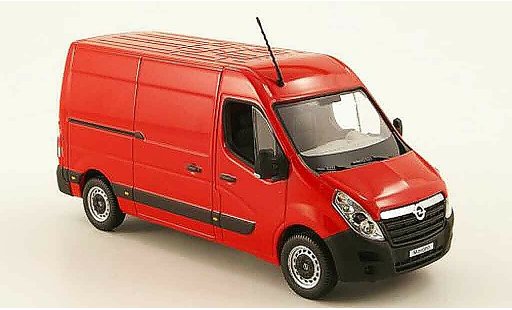 Opel Movano Base 1/43 Norev kasten rot 2010 modellautos