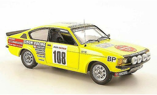 Opel Kadett C GT/E 1/43 IXO Coupe No.108 Tour de France Auto 1979 modellautos